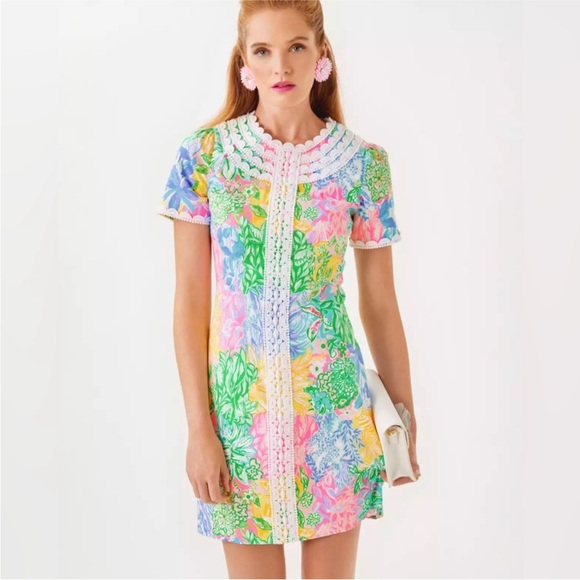NWT Lilly Pulitzer Mila ShortSleeve Shift Dress